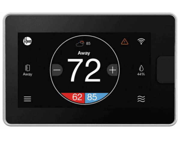 Rheem EcoNet Gen 3 Smart LCD Touchscreen Wi-Fi Programmable Thermostat