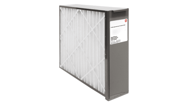 RHEEM AIR HANDLER MEDIA AIR FILTRATION SYSTEM: 24.5" WIDE CABINET (MERV 8) AXHF-E24AM