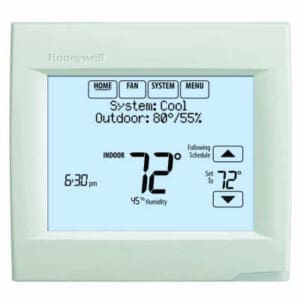 Honeywell Vision Pro 8000 Programmable/Non-Programmable Touchscreen Thermostat (Heat Pump: 3 Heat/2 Cool - Conventional: 2 Heat/2 Cool)