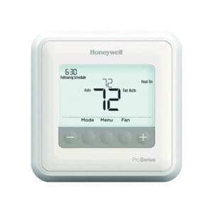 Honeywell T4 Pro Programmable Thermostat With Stages (Heat Pump: 2 Heat/1 Cool)